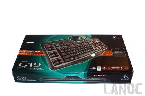 The Logitech G19 is the flagship gaming keyboard with integrated GamePanel  LCD display. This tiltable, 320-by-240-pixel display provides valuable in-game.