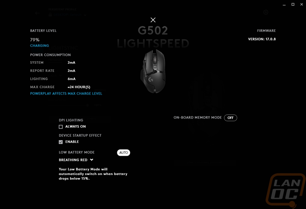 logitech g502 lightspeed button mapping