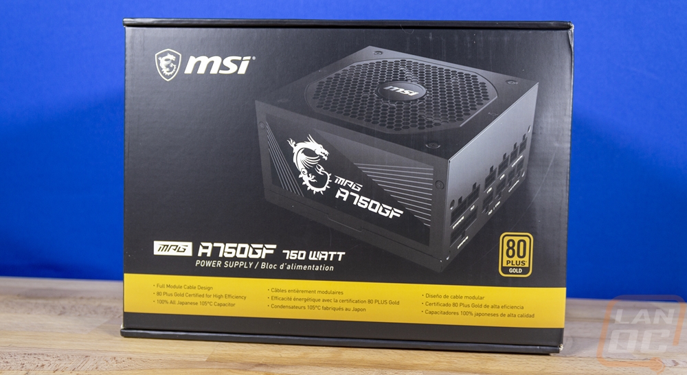 Brand New MSI MPG A750GF Full Modular Gold PSU 750W For Gaming Desktop  Switching Power Supply