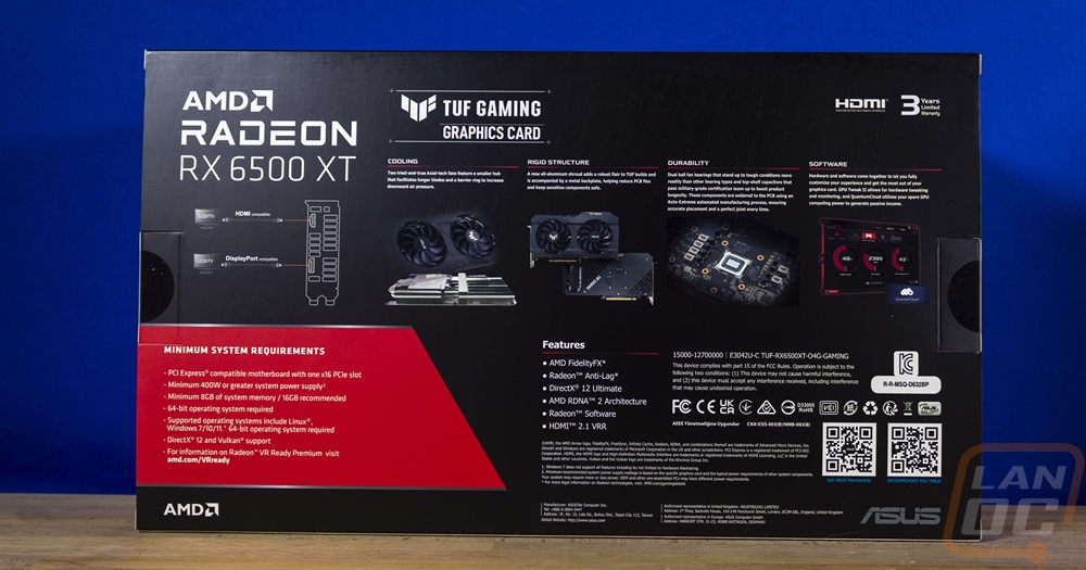 Asus TUF Gaming RX 6500 XT OC Edition - LanOC Reviews