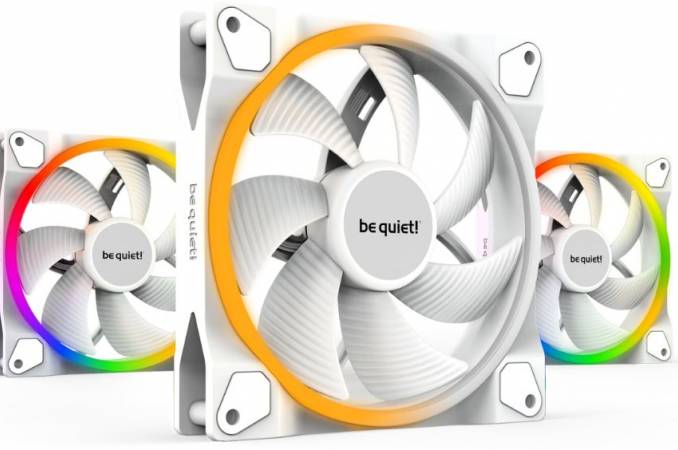 be quiet! Light Wings White: New color option for award-winning ARGB fans
