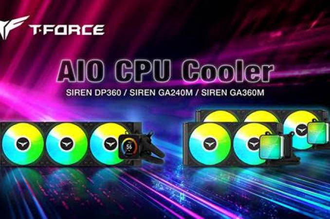 TEAMGROUP Launches Three All-In-One CPU Liquid Coolers from the T-Force Siren Series