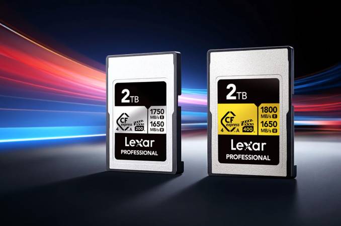 Lexar Launches 2TB Capacity for its GOLD and SILVER CFexpress™ 4.0 Type A Cards